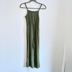 Olive Green Boho Jumpsuit